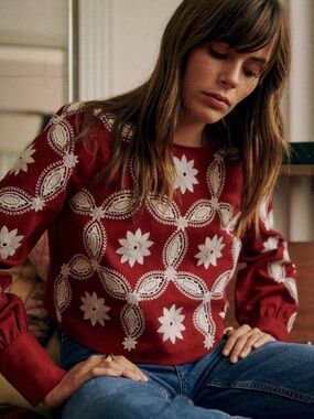 Sezane Flamine Blouse Size 10